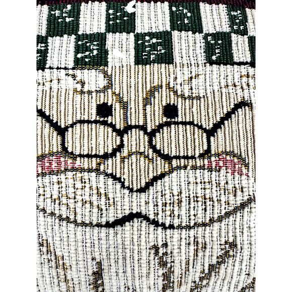 Tapestry 'Santa Claus is Bringing Christmas Joy' Rectangle 16 x 12 Throw Pillow - Picture 2 of 6